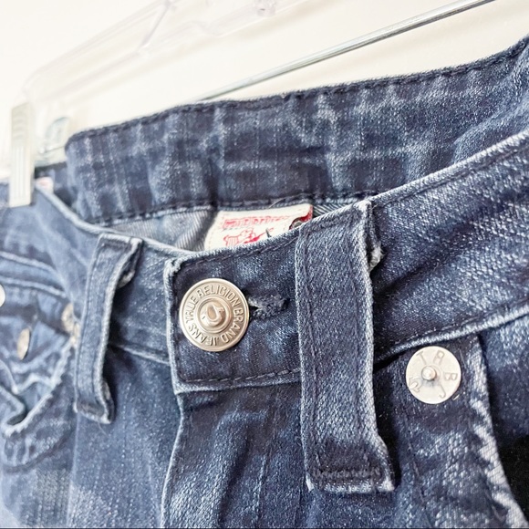 True Religion Women's Billy Jeans Straight Leg Logo Flap Pockets Size 31 - Picture 5 of 15